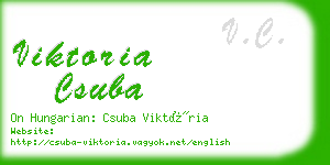 viktoria csuba business card